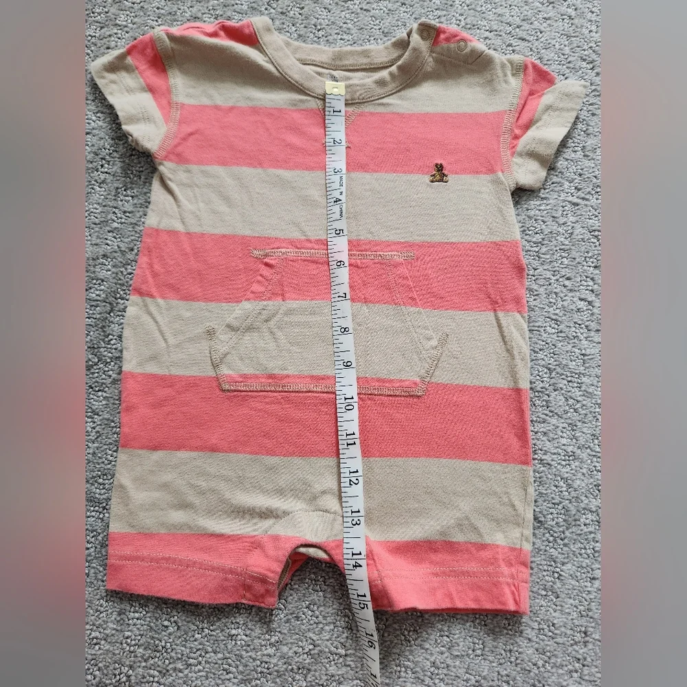 Baby GAP Rugby Stripe Shorty One-Piece‎ size 18-24 months